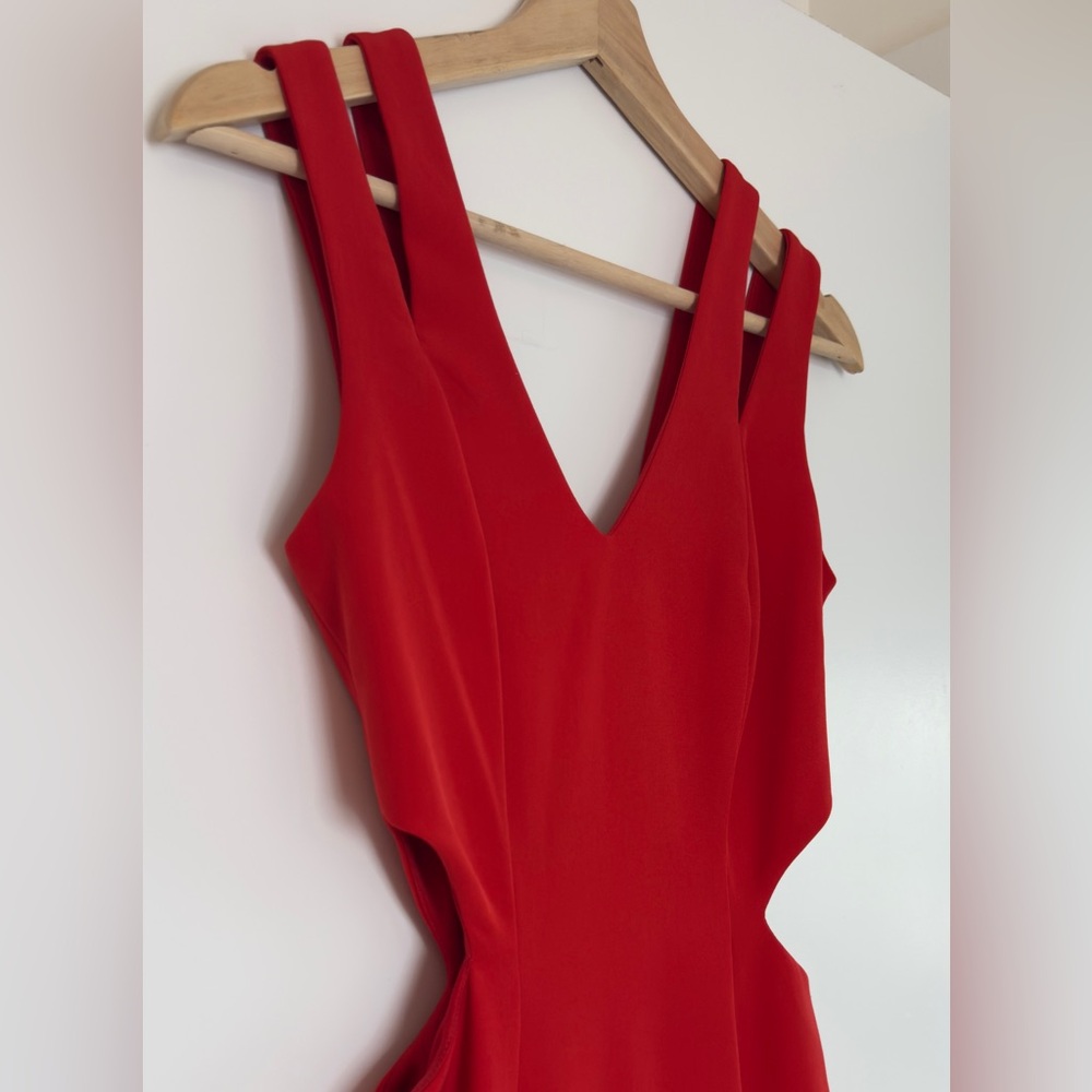 JAYGODFREY Scarlet Backless Gown - Picture 3 of 10